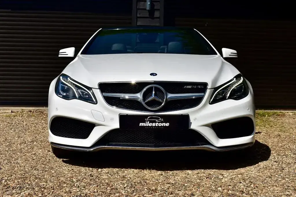 Used Mercedes E400 AMG line 2014 White Cabriolet