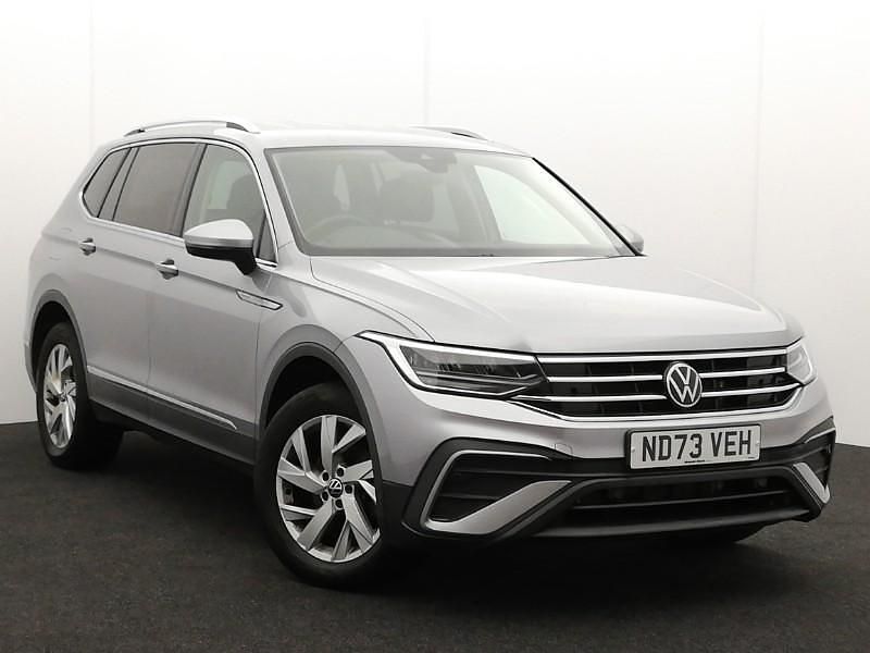 Silver Used 2023 VW Tiguan Allspace Life SUV | £24,498 (Fair price) - Image 1/4