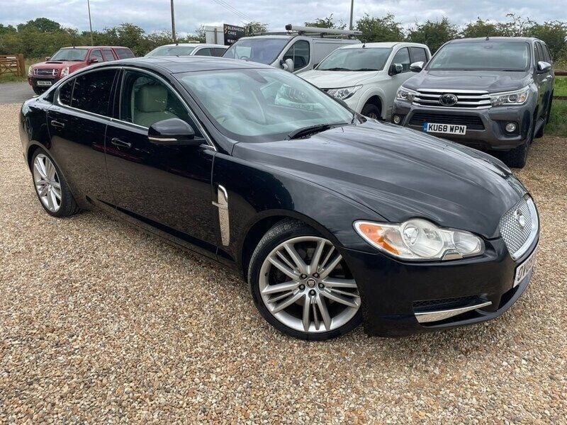 Black Used 2009 Jaguar XF Portfolio Sedan | £4,995 (A bit pricey) - Image 1/4