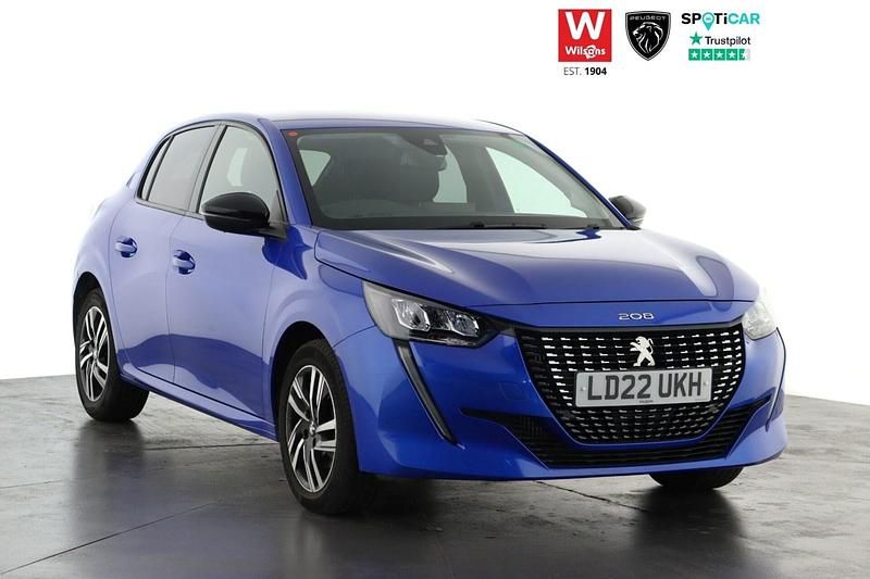 Used Peugeot 208 Allure Premium 101 HP (74 kW) 2022 Blue Hatchback