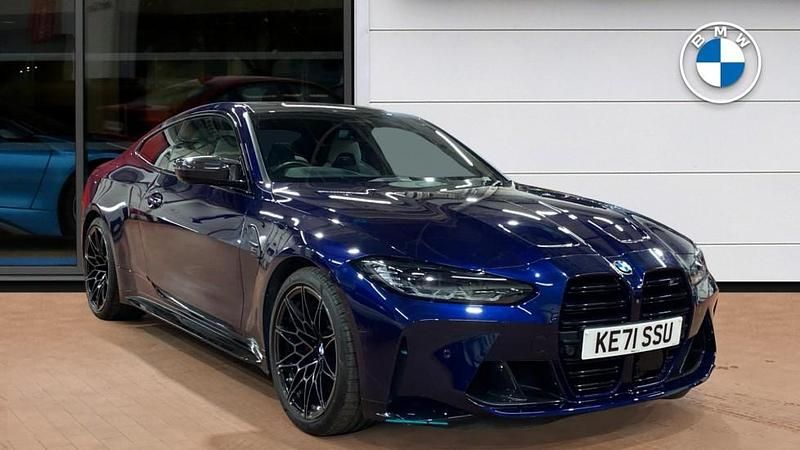 Blue Used 2021 BMW M4 Competition Edition Coupe | £53,811 (Fair price) - Image 1/4