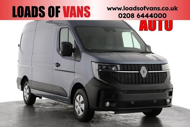 New Renault Master 2025 Blue Van
