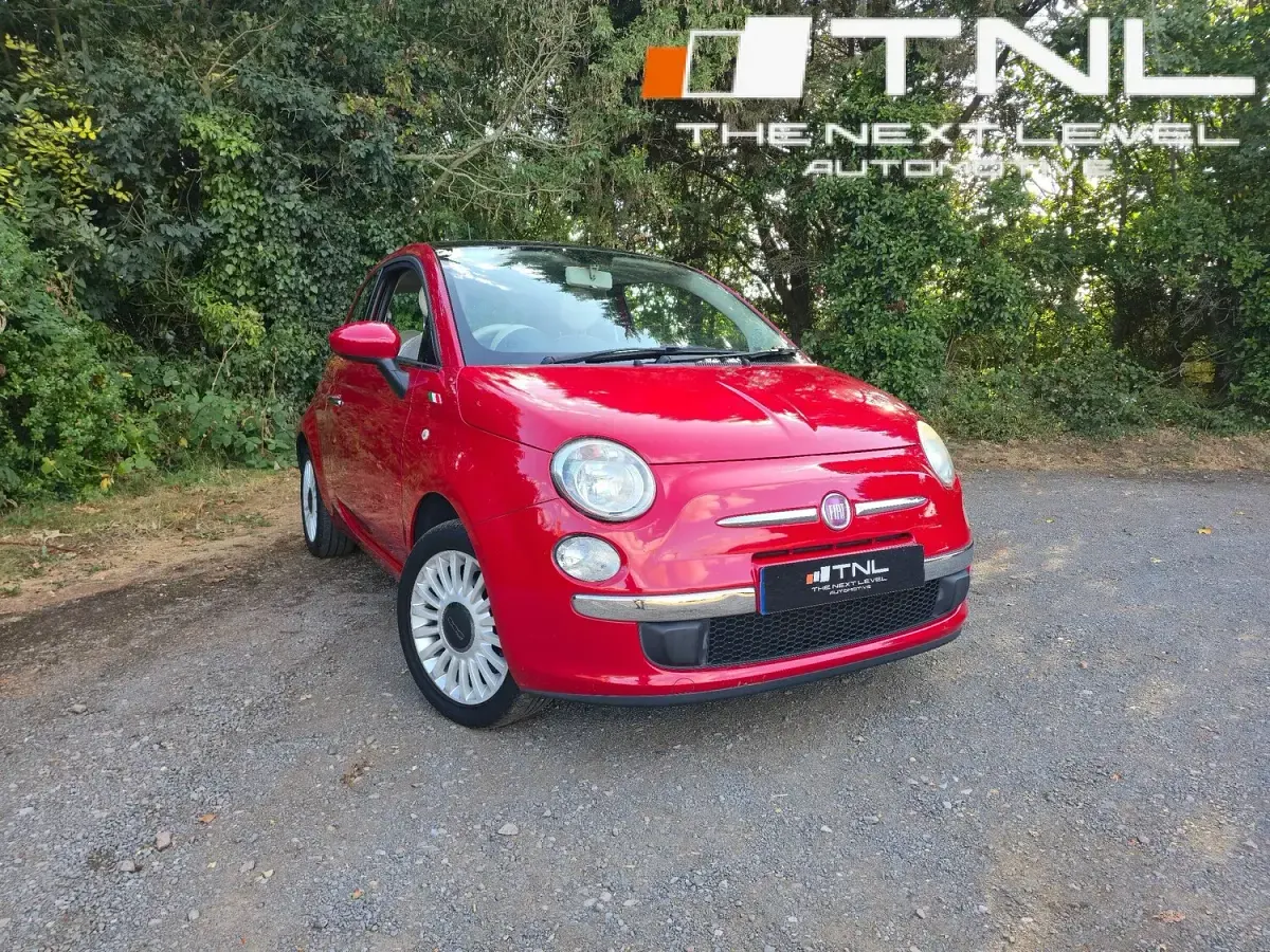 Used Fiat 500 Lounge 69 HP (50 kW) 2012 Red Hatchback
