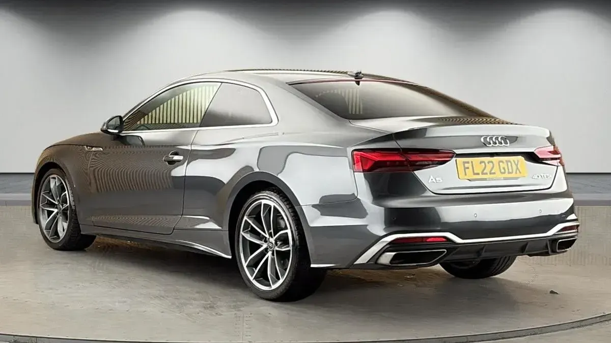 Used Audi A5 S-Line 204 HP (150 kW) 2022 Daytona gray pearl effect/daytona gray pearl effec Coupe