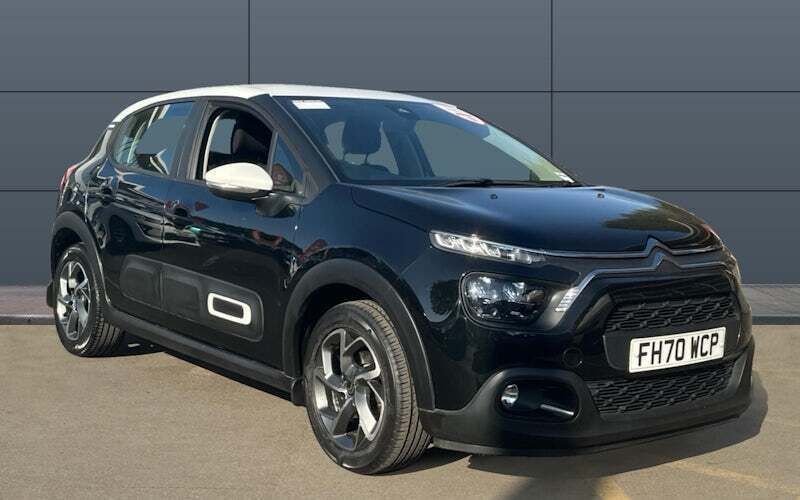 Black Used 2021 Citroën C3 Shine Hatchback | £10,000 (Fair price) - Image 1/4