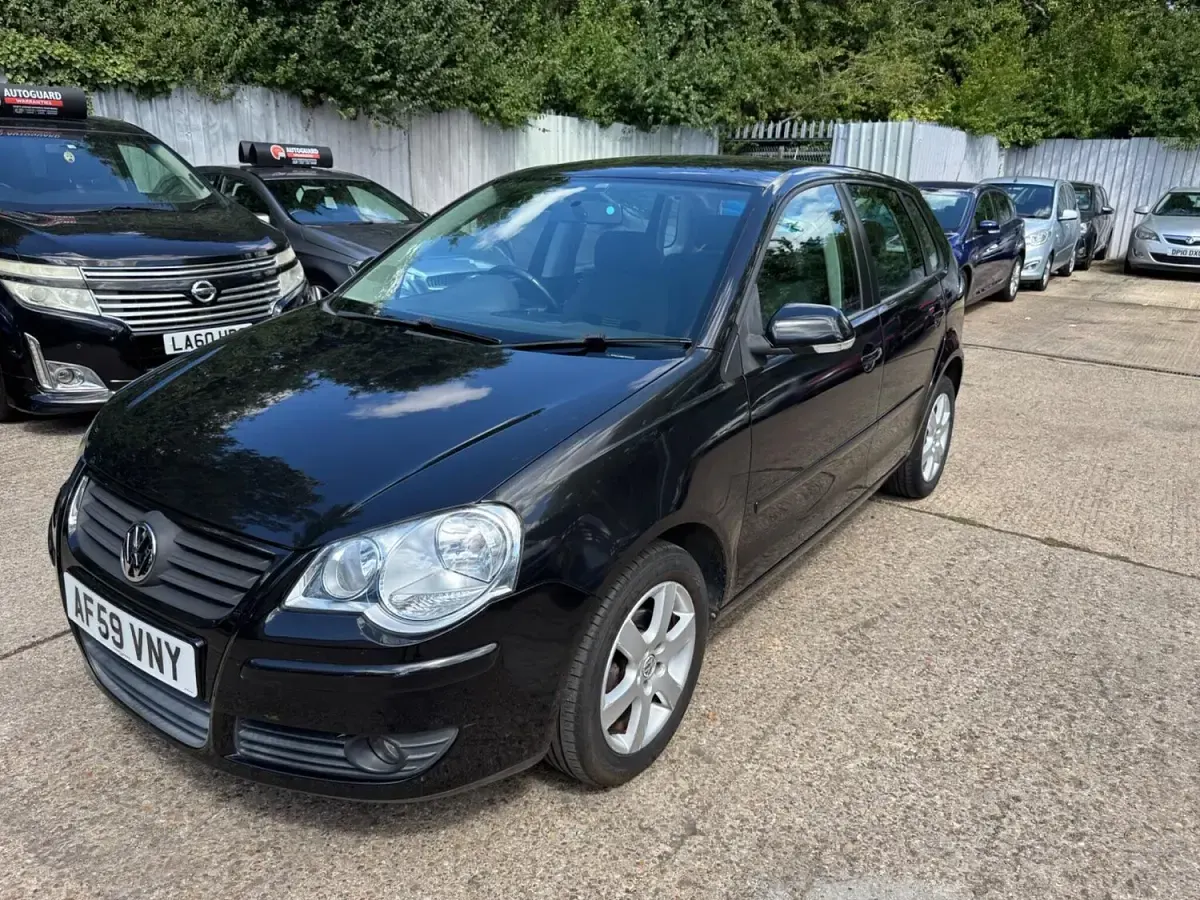 Used VW Polo Match 60 HP (44 kW) 2009 Black Hatchback