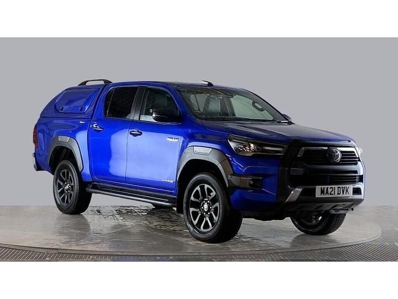 Used Toyota HiLux 204 HP (150 kW) 2021 Nebula blue Pickup