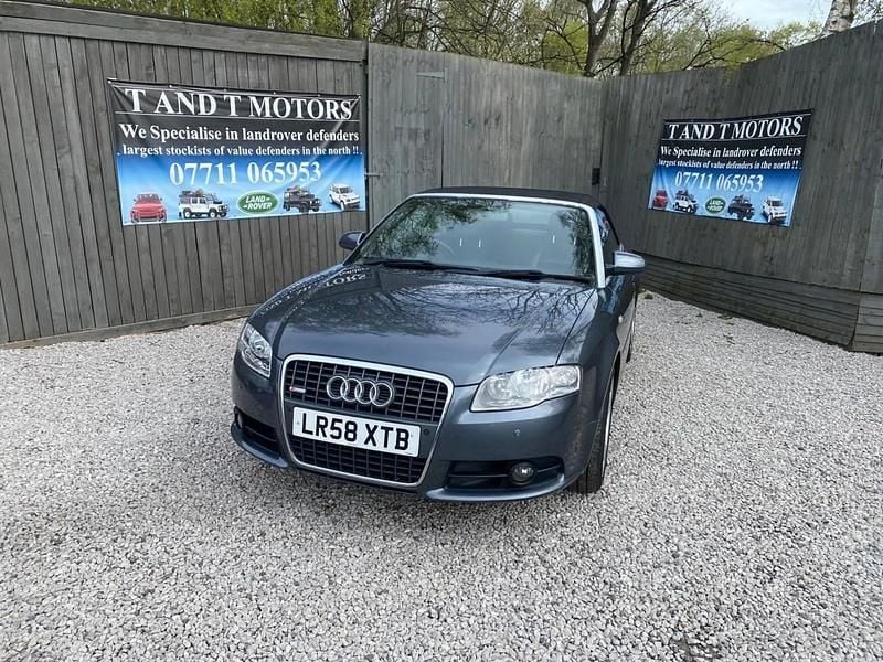 Used Audi A4 Cabriolet S-Line 2008 Grey Cabriolet