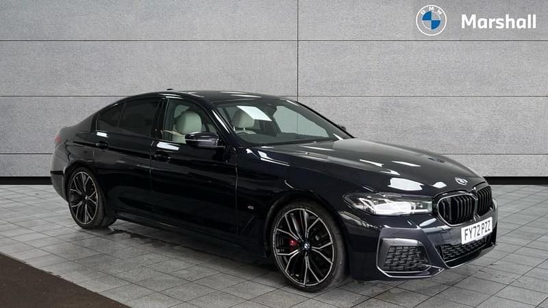 Carbon black Used 2022 BMW 520 M Sport Sedan | £27,399 (Fair price) - Image 1/4