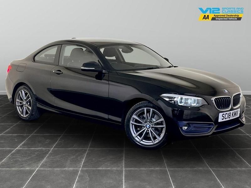 Black Used 2018 BMW 220 Sport Line Coupe | £12,795 (Super price) - Image 1/2