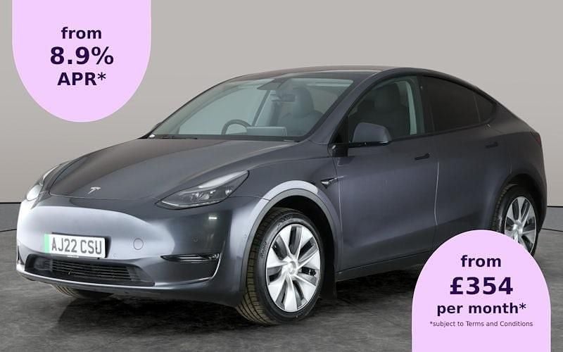 Grey Used 2022 Tesla Model Y Long Range AWD SUV | £24,317 (Fair price) - Image 1/2