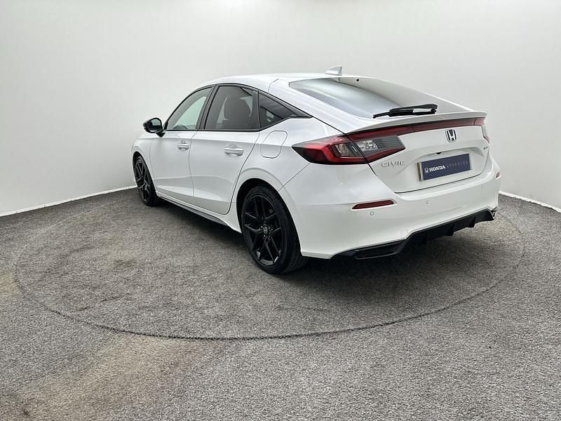 Used Honda Civic Sport 2023 White Hatchback