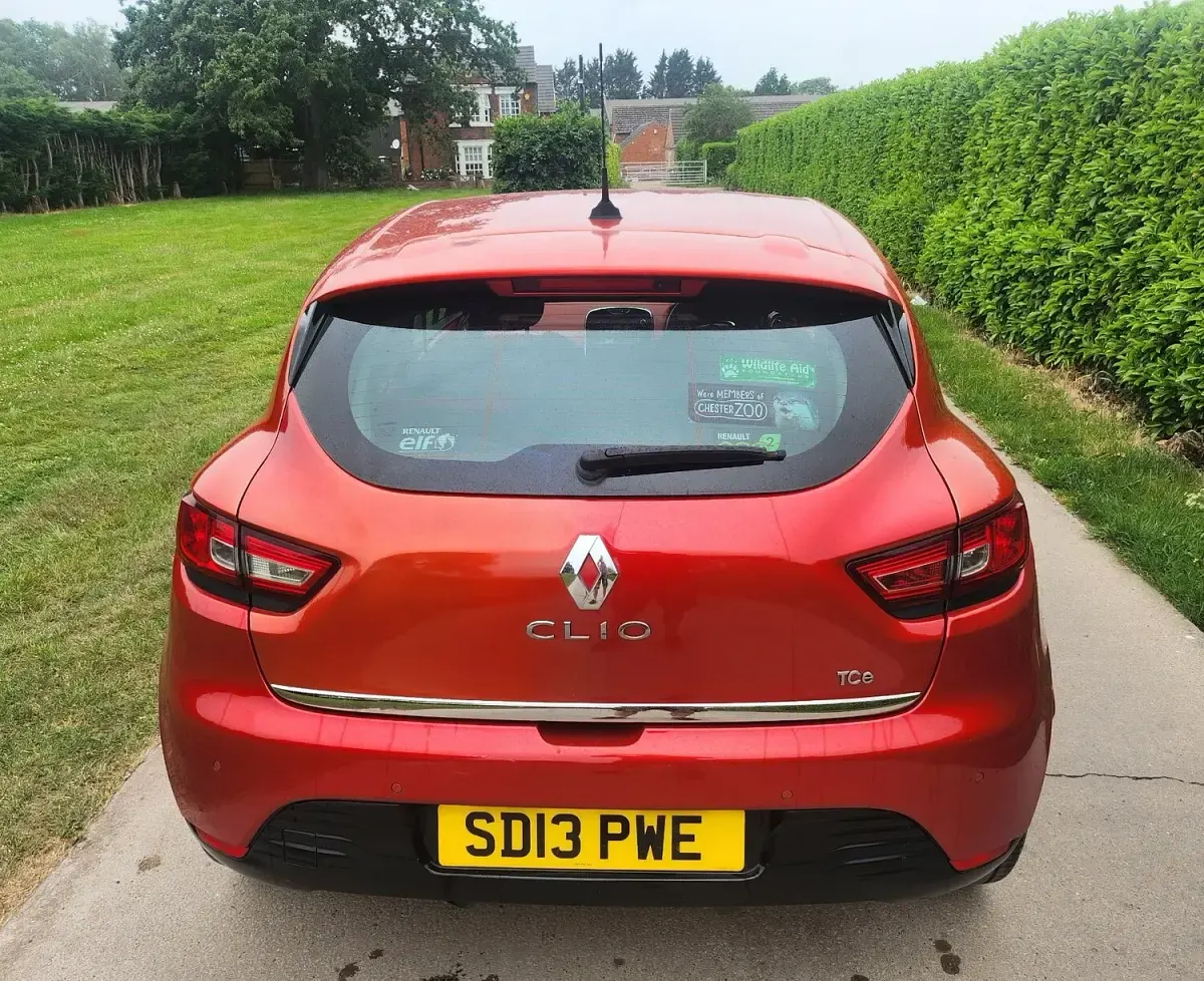 Used Renault Clio Dynamique 90 HP (66 kW) 2013 Red Hatchback