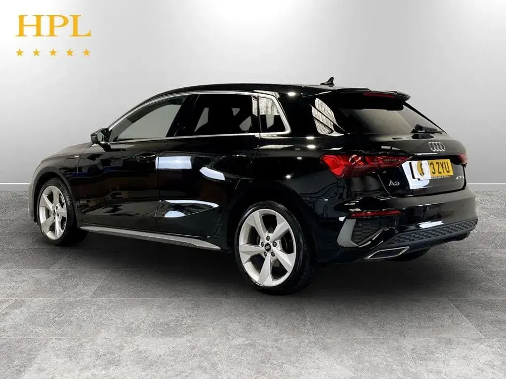 Used Audi A3 Sportback S-Line 204 HP (150 kW) 2023 Black Hatchback