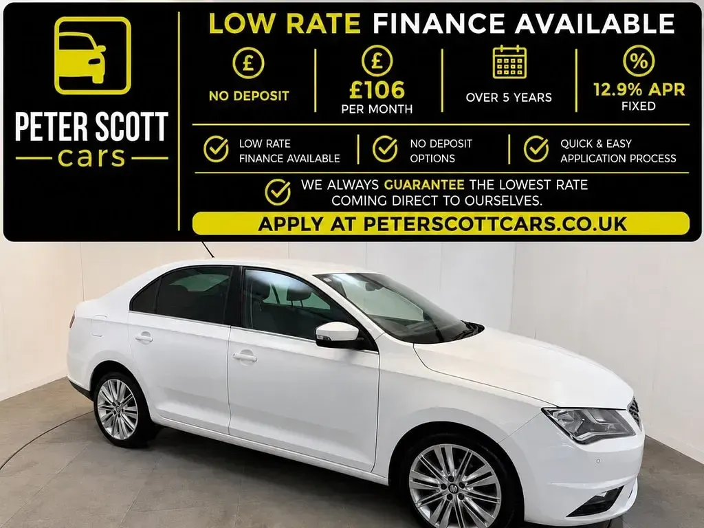 Used Seat Toledo Style 110 HP (80 kW) 2017 White Hatchback