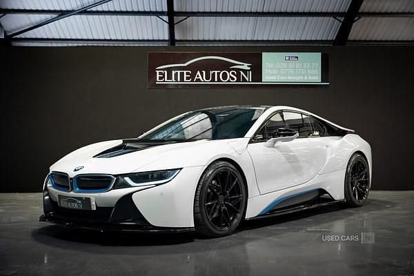 White Used 2015 BMW i8 Performance Coupe | £34,995 (Good price) - Image 1/4