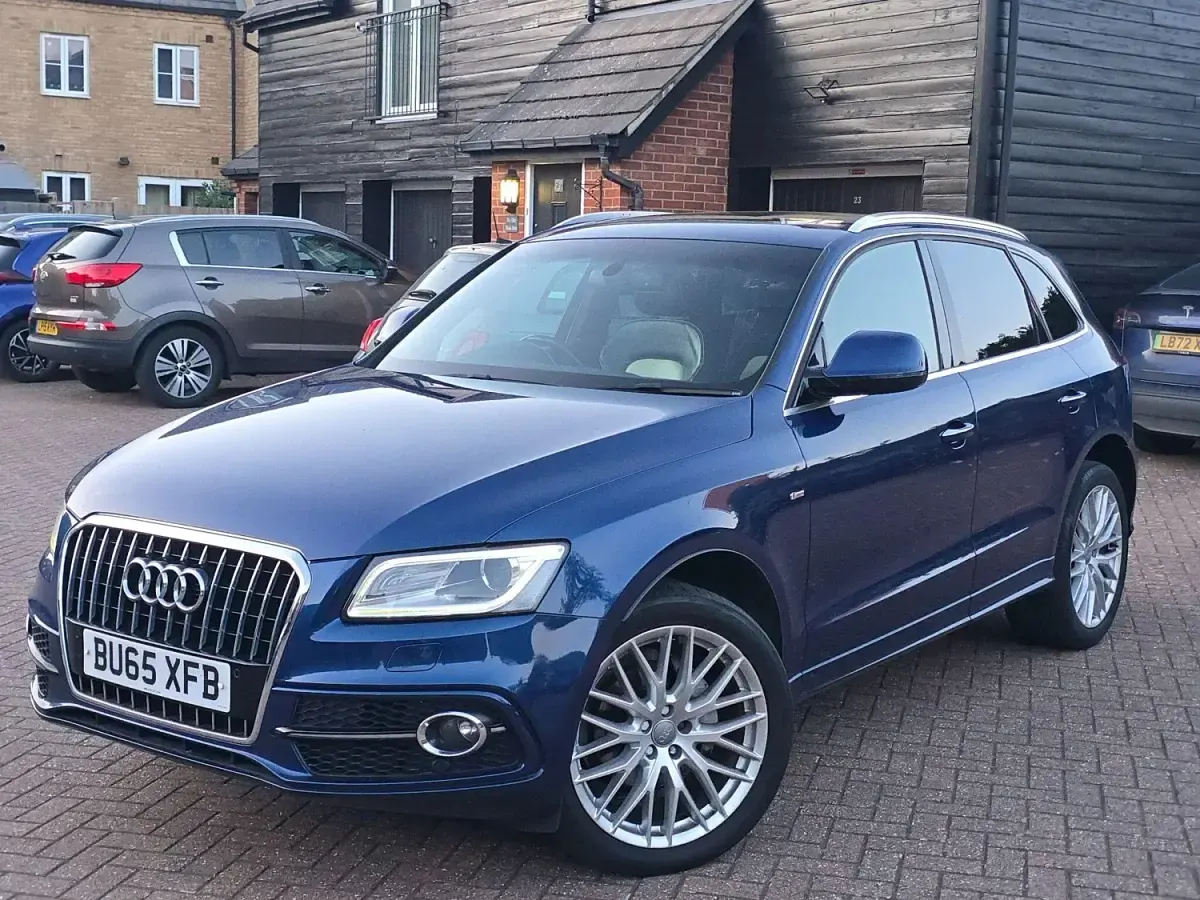 Begagnad Audi Q5 S-line plus 190 HK (139 kW) 2015 Blå SUV