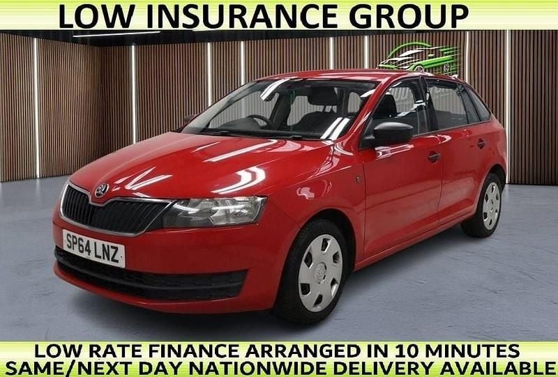 Used Skoda Rapid 110 HP (80 kW) 2014 Red Hatchback