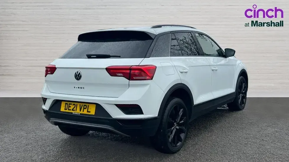 Used VW T-Roc Black Edition 150 HP (110 kW) 2021 White SUV