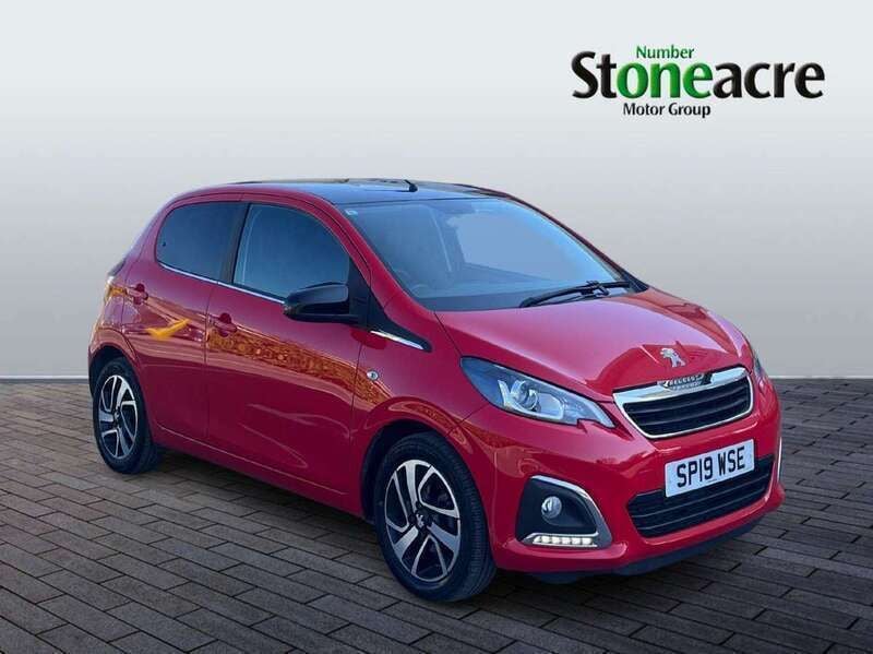 Red Used 2019 Peugeot 108 Allure Hatchback | £9,500 (Fair price) - Image 1/4