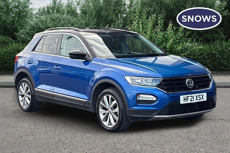 Used VW T-Roc Design 150 HP (110 kW) 2021 Blue SUV