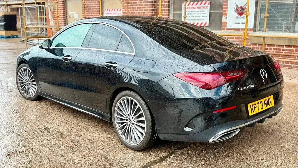 Used Mercedes CLA200 AMG line 2023 Black Coupe