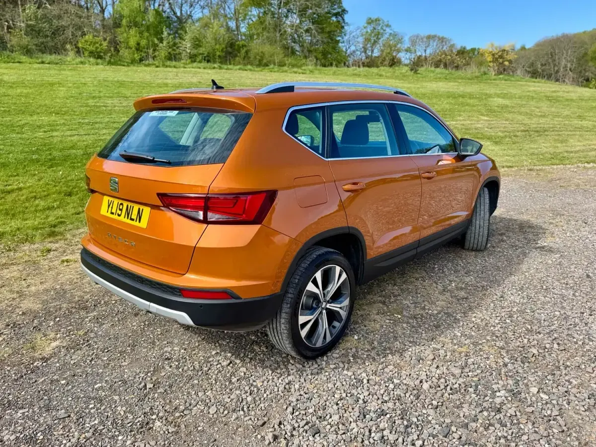 Used Seat Ateca SE Technology 115 HP (84 kW) 2019 Orange SUV