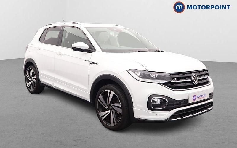 White Used 2023 VW T-Cross R-line SUV | £18,549 (Fair price) - Image 1/4