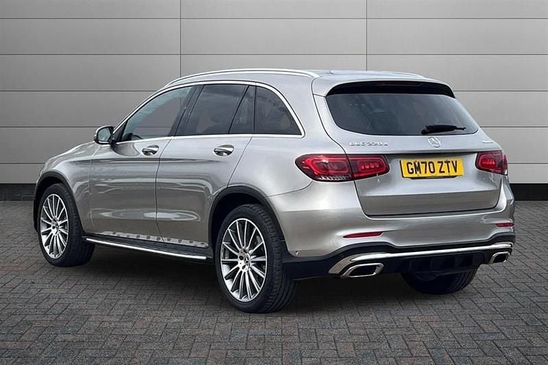 Used Mercedes GLC220 AMG Line Premium 194 HP (142 kW) 2021 Mojave silver Estate