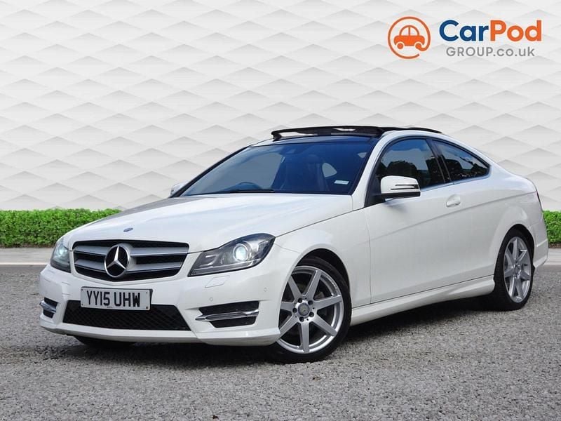 White Used 2015 Mercedes C250 Sport Edition Coupe | £9,490 (Super price) - Image 1/3