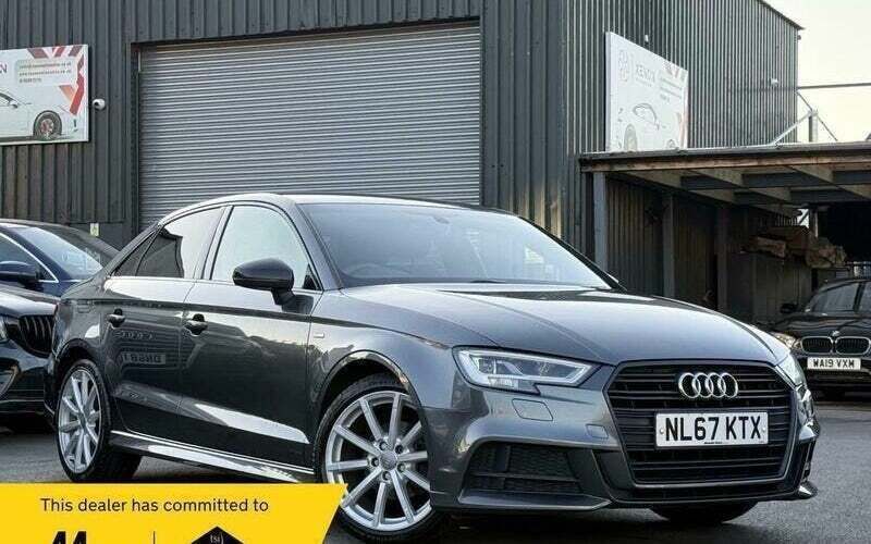 Grey Used 2017 Audi A3 Black Edition Sedan | £12,990 (Good price) - Image 1/4