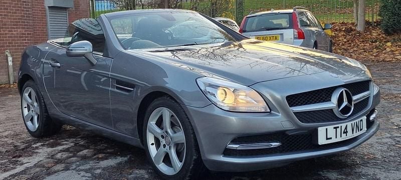 Used Mercedes SLK250 204 HP (150 kW) 2014 Silver Cabriolet