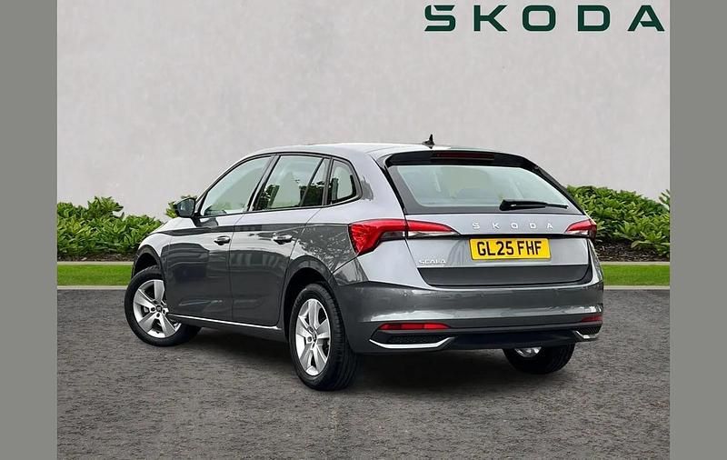 Used Skoda Scala SE 115 HP (84 kW) 2025 Graphite grey metallic Hatchback