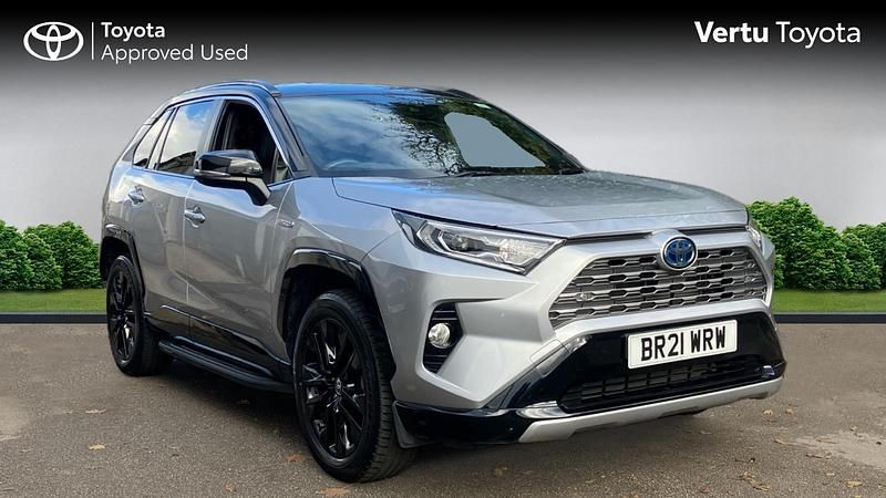 Silver Used 2021 Toyota RAV4 Hybrid SUV | £30,644 (Fair price) - Image 1/3