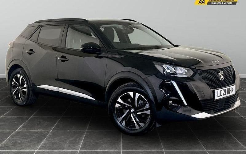 Black Used 2021 Peugeot e-2008 Allure Premium SUV | £11,795 (Good price) - Image 1/2