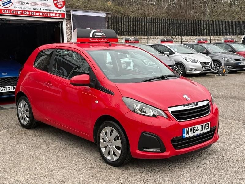 Used Peugeot 108 Active 68 HP (50 kW) 2015 Red Hatchback