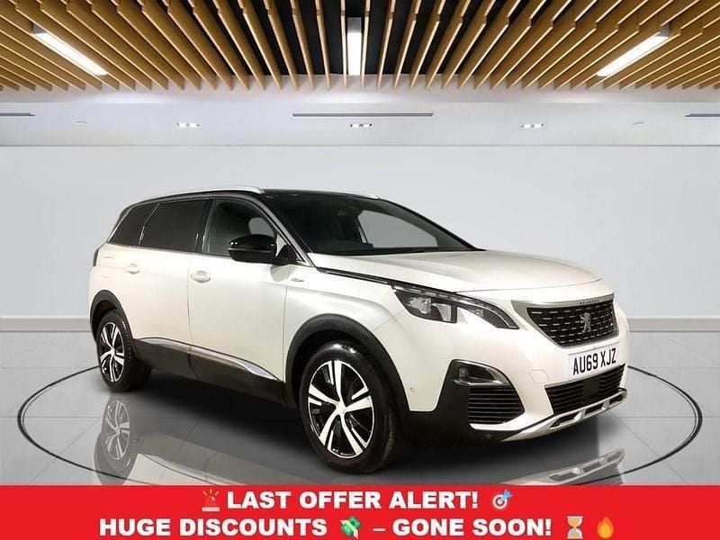 White Used 2019 Peugeot 5008 GT-line MPV | £16,249 (Fair price) - Image 1/3