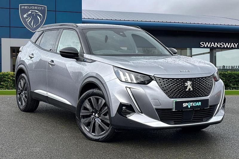 Grey Used 2022 Peugeot e-2008 Premium SUV | £14,750 (Fair price) - Image 1/4