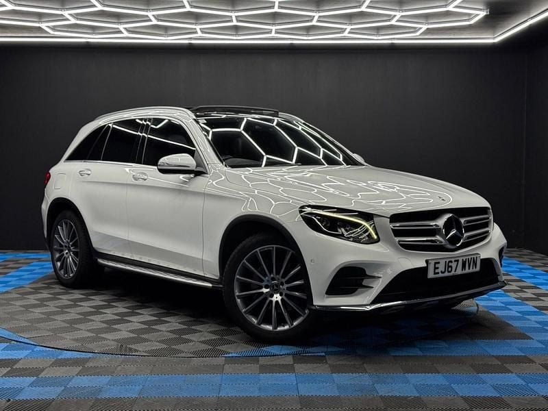 White Used 2017 Mercedes GLC250 AMG line Estate | £18,490 (Fair price) - Image 1/4