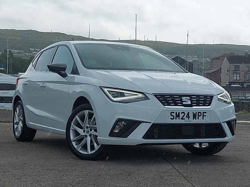 White Used 2024 Seat Ibiza XCELLENCE Hatchback | £17,298 (Fair price) - Image 1/4