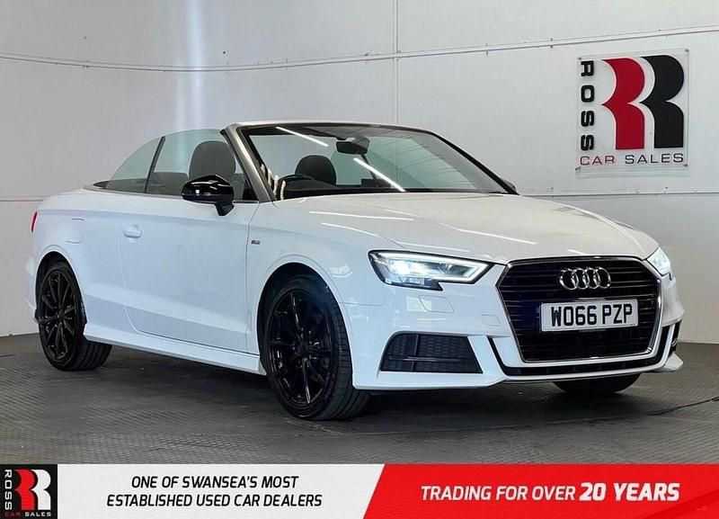 White Used 2017 Audi A3 Cabriolet S-Line Cabriolet | £12,995 (Fair price) - Image 1/4