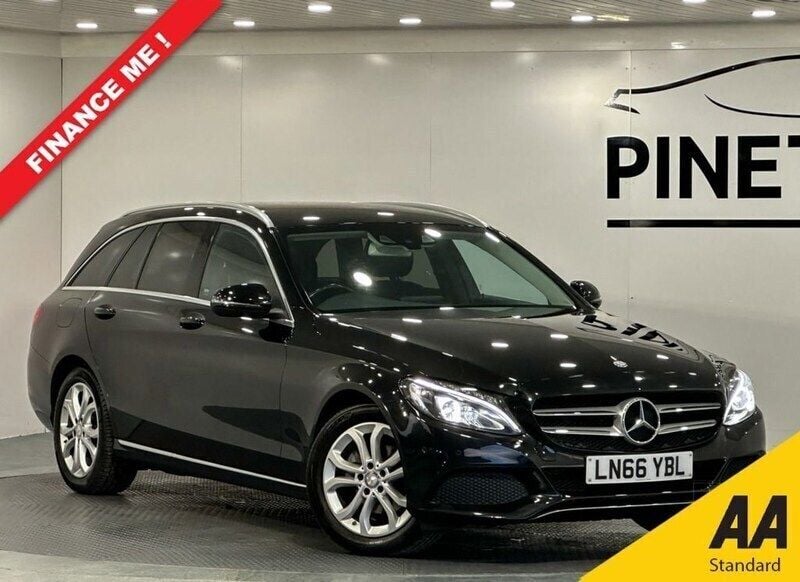 Black Used 2016 Mercedes C200 Estate | £11,999 (Fair price) - Image 1/4