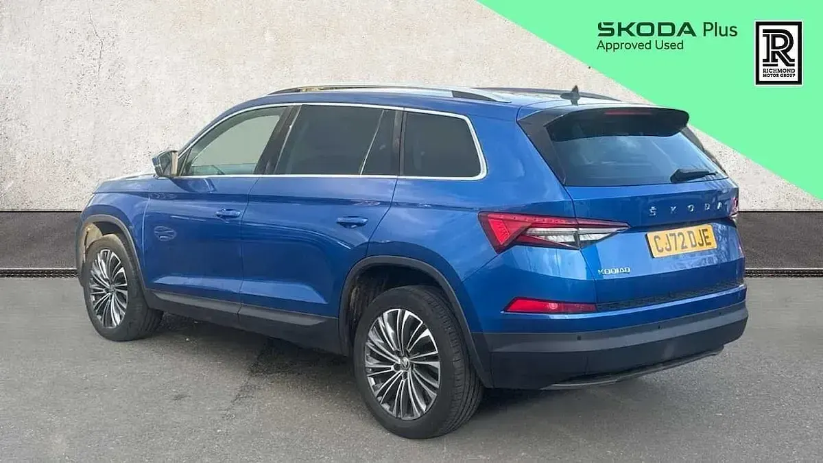 Second-hand Skoda Kodiaq SE L Executive 150 CP (110 kW) 2023 Albastru SUV