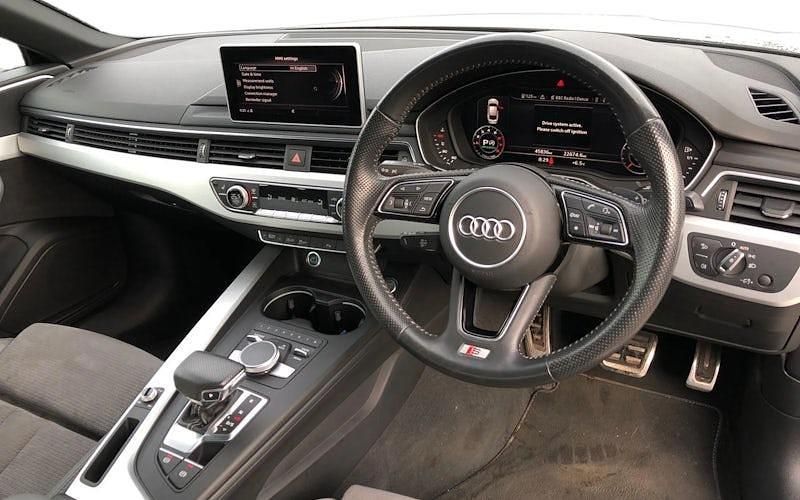 Used Audi A5 Sportback S-Line 190 HP (139 kW) 2018 White Hatchback
