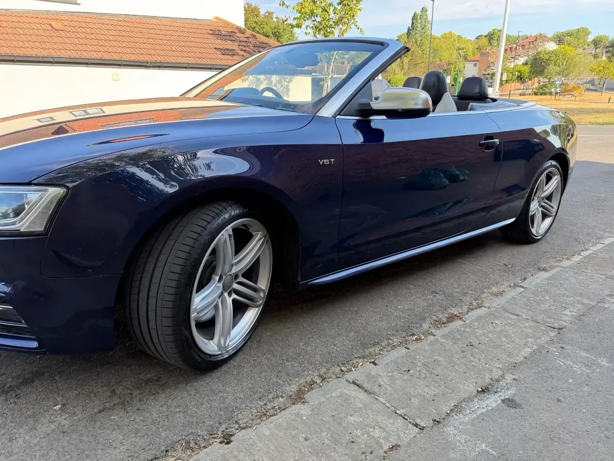 Used Audi A5 Cabriolet Comfort 272 HP (200 kW) 2014 Blue Cabriolet