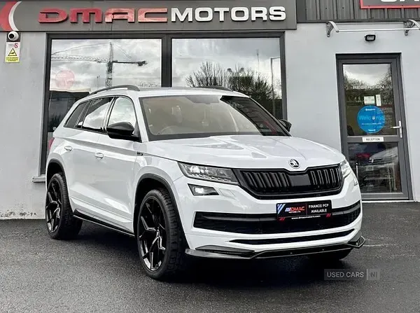 Used Skoda Kodiaq SportLine 150 HP (110 kW) 2019 White SUV