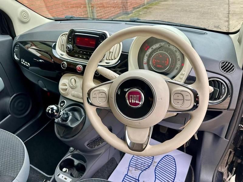 Used Fiat 500 Pop Star 69 HP (50 kW) 2017 Black Hatchback