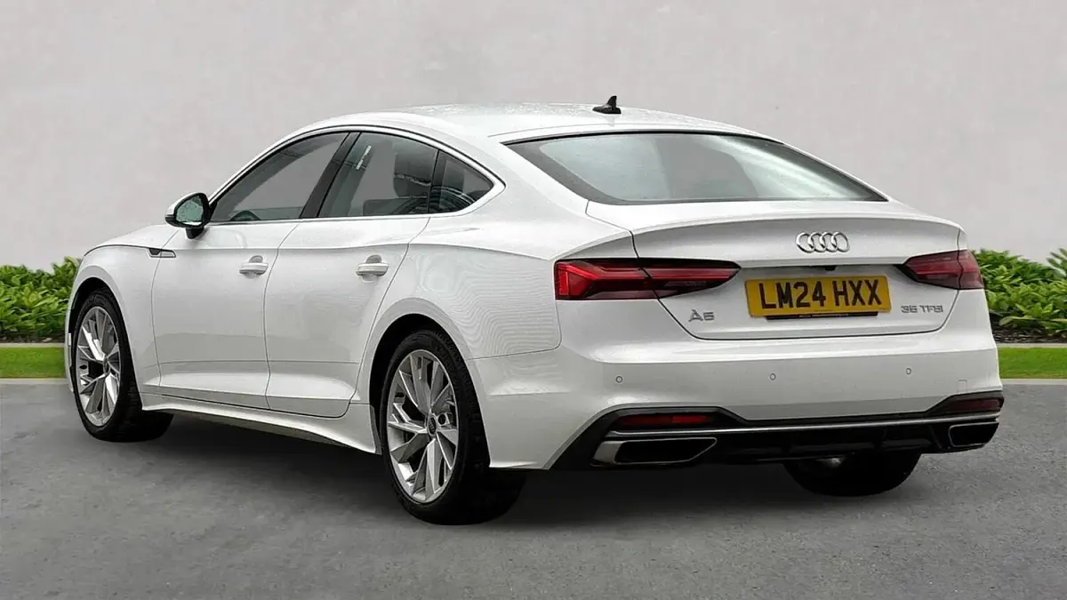 Used Audi A5 Sportback Sport 150 HP (110 kW) 2024 White Hatchback