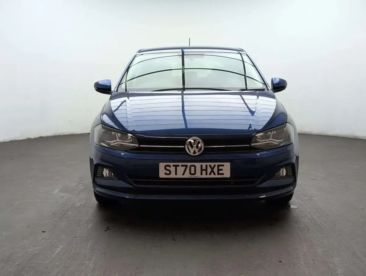 Used VW Polo Match 95 HP (69 kW) 2020 Blue Hatchback