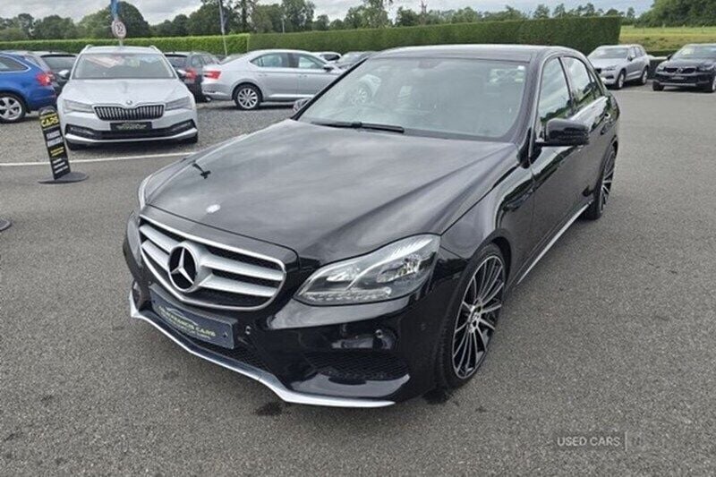 Black Used 2014 Mercedes E350 AMG Sedan | £9,950 (Fair price) - Image 1/1